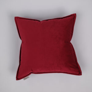 “Red Velvet” Feather Pillow by Matí