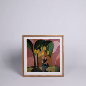 Signed reproduction of Anna Kõuhkna’s painting ”New Surroundings” 60×60