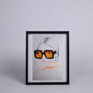 Signed reproduction of Siim Hanikat’s painting “Trying to remember” 40×50 cm