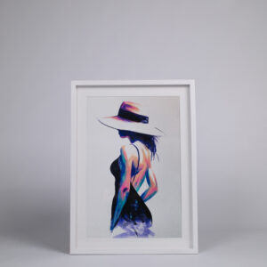 Signed reproduction of Siim Hanikat’s painting “One Evening” 50×70 cm