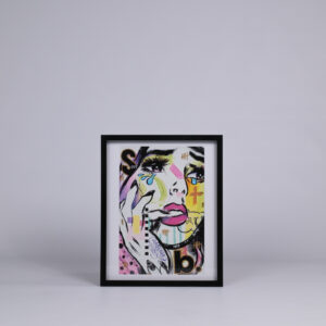 Signed reproduction of Siim Hanikat’s painting "Courage", 50×70 cm