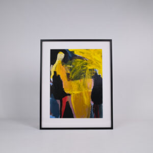 Signed reproduction of Liisa Jugapuu's painting 'Someone in Tights' 100x120
