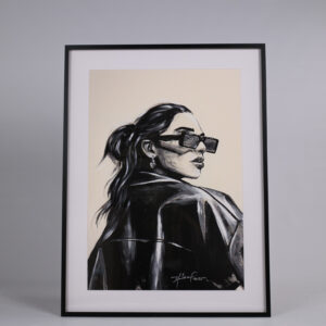 Signed print of Siim Hanikat’s painting ”9:30” 50×70