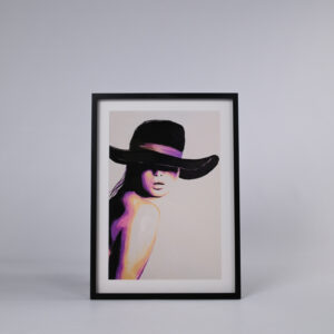 Signed print of Siim Hanikat's painting ''Troubled'' 50x70