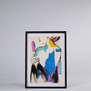 Signed reproduction of Siim Hanikat’s painting "Hurricane" , 50×70 cm