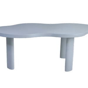 Organic shaped coffee table Lago by MATÍ – Light Blue