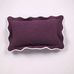 Wool pillow cover Violet by Matí