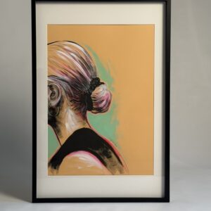 Original acrylic painting "Nothing on me" by Siim Hanikat, 60x90