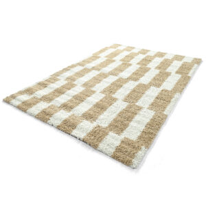 Rug Tamri - beige and white