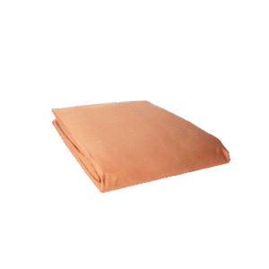 Premium Pale Orange Sateen Fitted Sheet