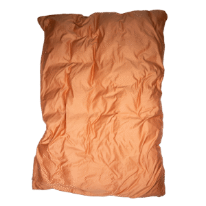 Mako Satin Duvet Cover Pale Orange