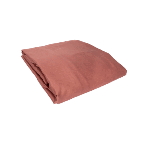 Premium Sateen Fitted Sheet, Coral Red