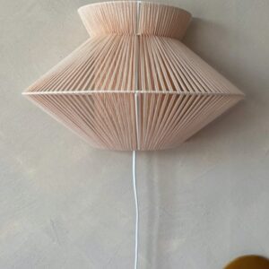 Handcrafted Wall Light Japandia Peach<br/><br/>