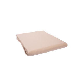 Mako Satin Fitted Sheet - Light Brown
