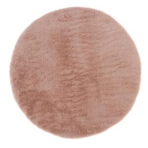 Round plush rug Cloud - Pink