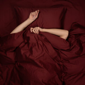 Premium Sateen Duvet Cover Bordeaux