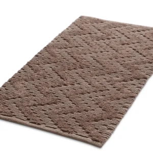 Oval bath mat Bellona – brown
