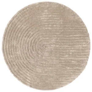 Round bath mat Eveena - beige