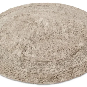 Round bath mat Nila - beige