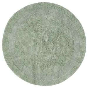 Round bath mat Nila – light green