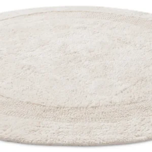 Round bath mat Nila – off-white