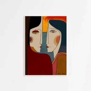 Framed print Isabella Pistillo “Shared Silences” 60×80