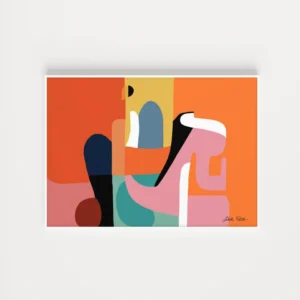 Framed Print Isabella Pistillo “Harlequin” 90x120