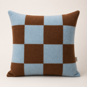 Cotton blend cushion cover Chess by Matí