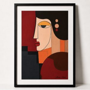Framed print Isabella Pistillo “Unexpected Profile” 60×80