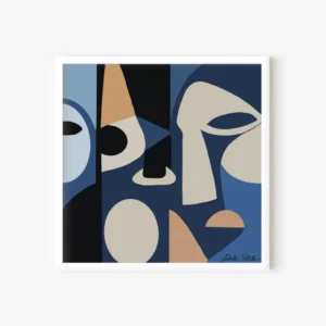 Framed print Isabella Pistillo “Urban Soul” 100×100
