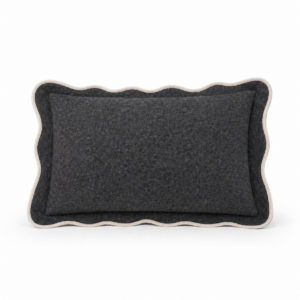 Wool pillow cover Steel by Matí