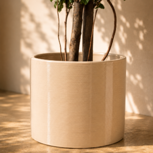 Ceramic Plant Pot Sienna– Cream