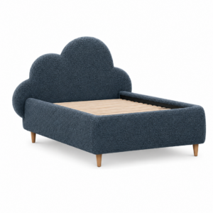 Children's Bed Lumo by MATÍ - Storage Bed 120x200 Sea Blue 77 - Showroom Model