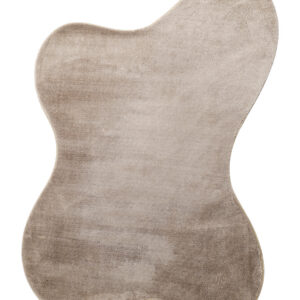 Abstract-shaped rug Aranga FUR - brown