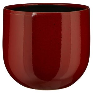 Ceramic Plant Pot Pablo – red