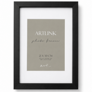 Black photo frame 21x30