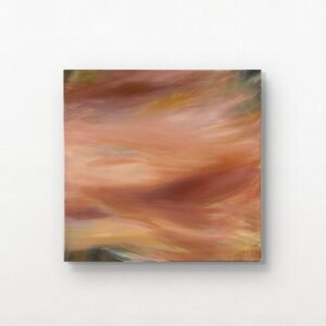 Acrylic on canvas "I'm a sunset person too" by Eliise Tikka 60x60