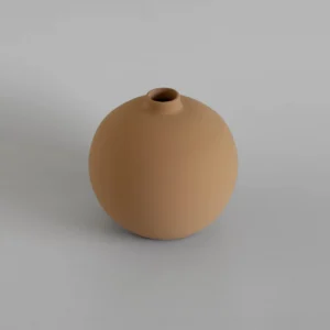 Handmade vase "Blanc 03 - peach"