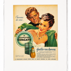 Vintage “Le Shampooing Colgate” poster 30×40