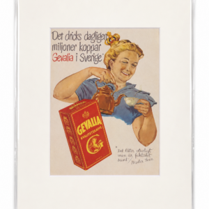 Vintage “Gevalia Kvalitetskaffe” poster 30×40
