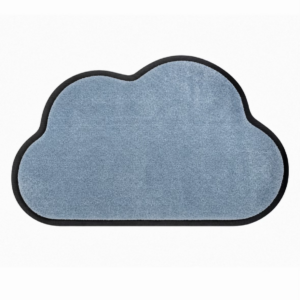 Organic shaped hallway rug MELO by MATÍ - F2 Cool Grey