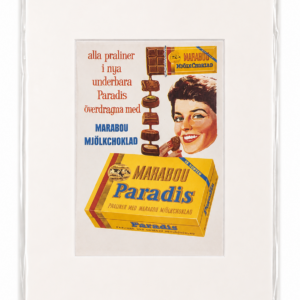 Vintage “Marabou Paradis” poster 30×40