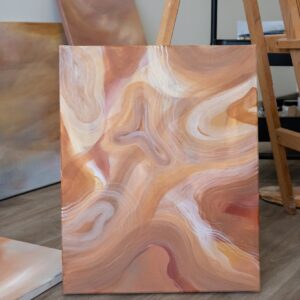 Acrylic on canvas "Morning Coffee" by Eliise Tikka 40x50