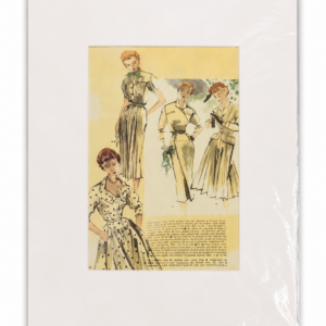 Vintage poster "Yellow Women 1952" 30x40
