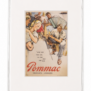 Vintage “Pommac frestande läskande” poster 30×40
