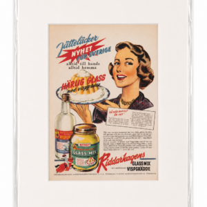 Vintage “Riddarhagens glass-mix” poster 30x40