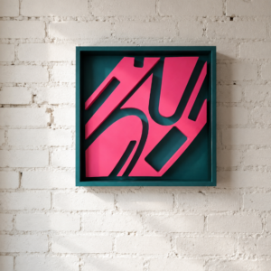 Handcrafted wall sculpture "Hilde"