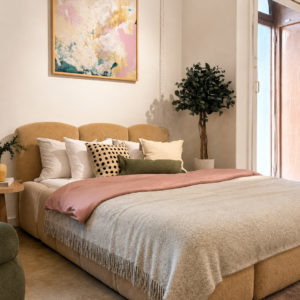 Bed Mille by MATÍ 160x200 - yellow (showroom model)