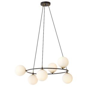 Pendant Lamp AZURA 6 - Black/Gold
